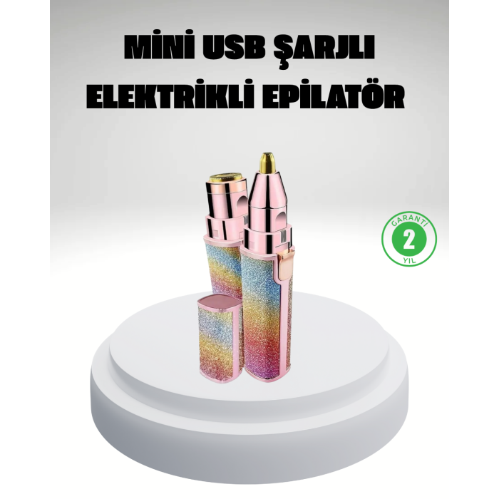 Şarjlı Mini Yüz ve Kaş Epilatörü – Ağrısız ve Hassas Temizlik