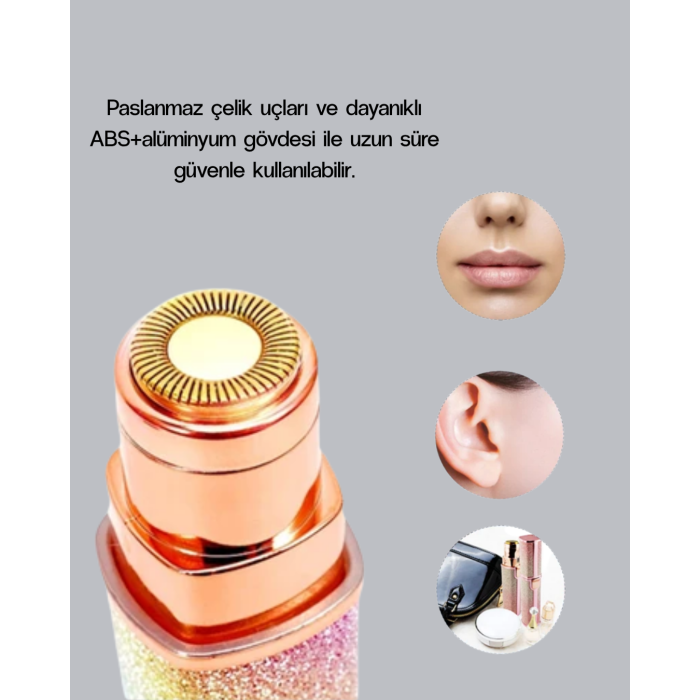 Şarjlı Mini Yüz ve Kaş Epilatörü – Ağrısız ve Hassas Temizlik