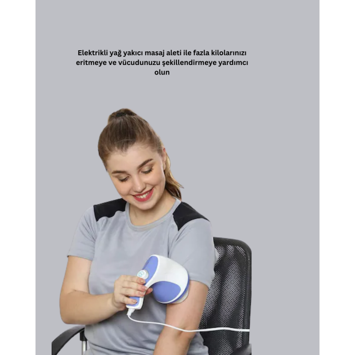 5 Başlıklı Elektrikli Masaj Aleti – Bölgesel İncelme ve Selülit Azaltıcı