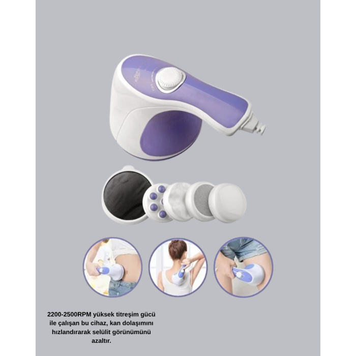 Titreşimli Yağ Yakıcı Masaj Cihazı – Ev Tipi Selülit Giderici