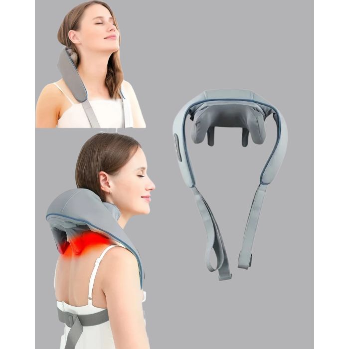 Boyun Masaj Aleti Biyonik Yoğurma Teknolojili 1800mAh Şarjlı