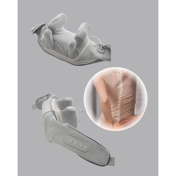 Titreşimli Boyun Masaj Cihazı Isı Terapili Şarjlı VNB-01 Ergonomik U Tasarım