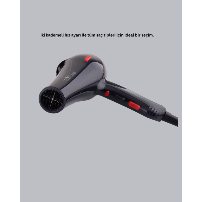 2200W AC Motor Saç Kurutma Makinesi Hafif ve Dayanıklı Tasarımlı