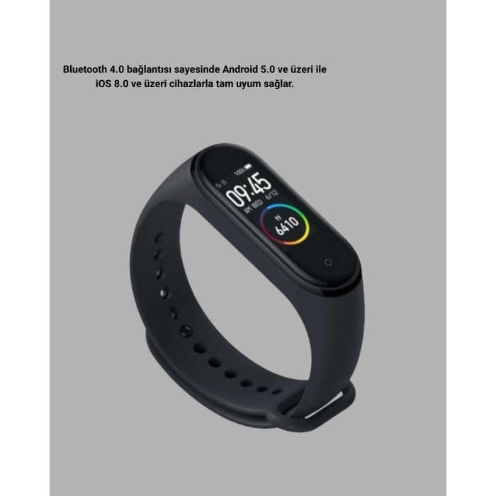 Akıllı Bileklik 0.96 İnç Ekran Kalp Atışlı Kan Basınçlı IP67 Suya Dayanıklı