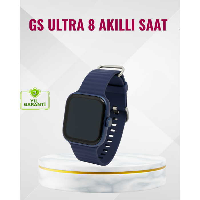 Ultra Akıllı Saat 2.05 İnç Büyük Ekran Bluetooth Aramalı IP67