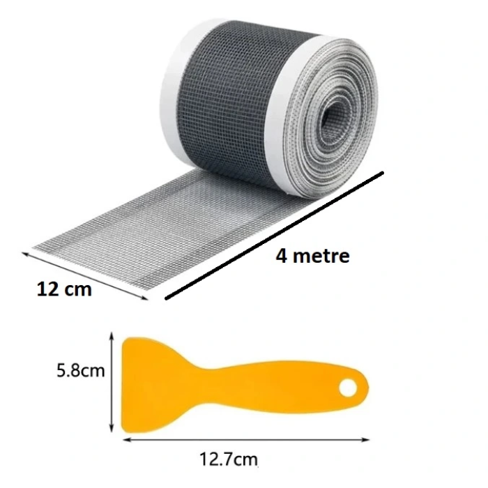BFS Çok Amaçlı Gider Süzgeci ve Sineklik Tamir Kiti 10 cm * 4 metre