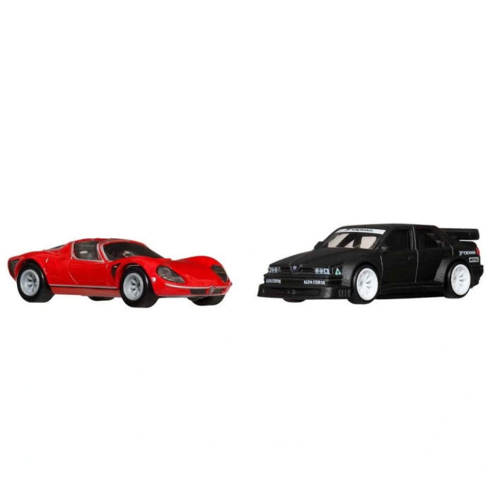 BFS 1:64 Premium Car Culture 2li Paket Alfa Romeo 155 V6 Ti Ve 69 Alfa Romeo 33 Stradale