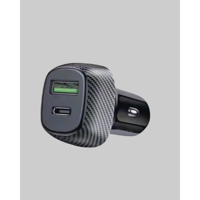 38W Araç Şarj Cihazı Type-C PD USB Hızlı Şarj Çift Port