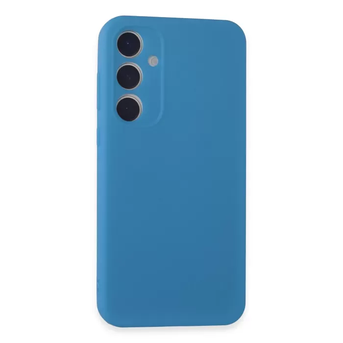 Newface Samsung Galaxy A55 5G Kılıf First Silikon - Mavi