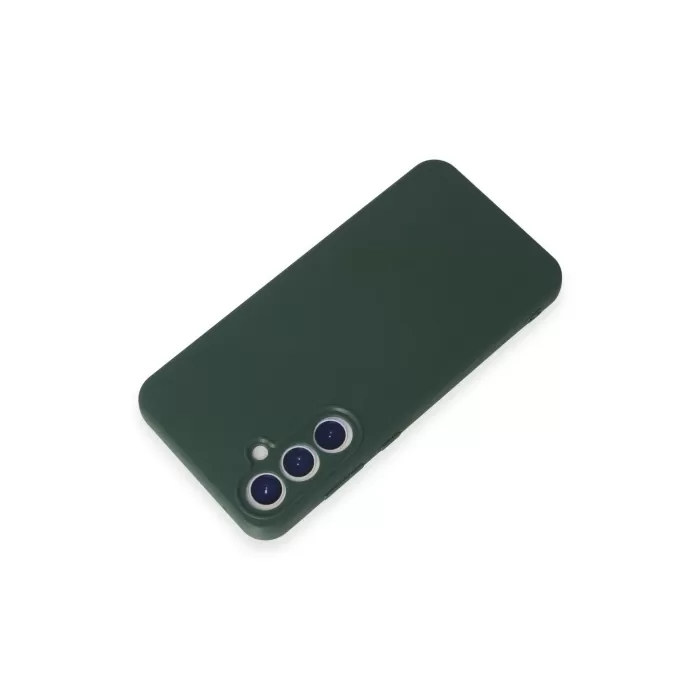 Newface Samsung Galaxy A55 5G Kılıf First Silikon - Koyu Yeşil