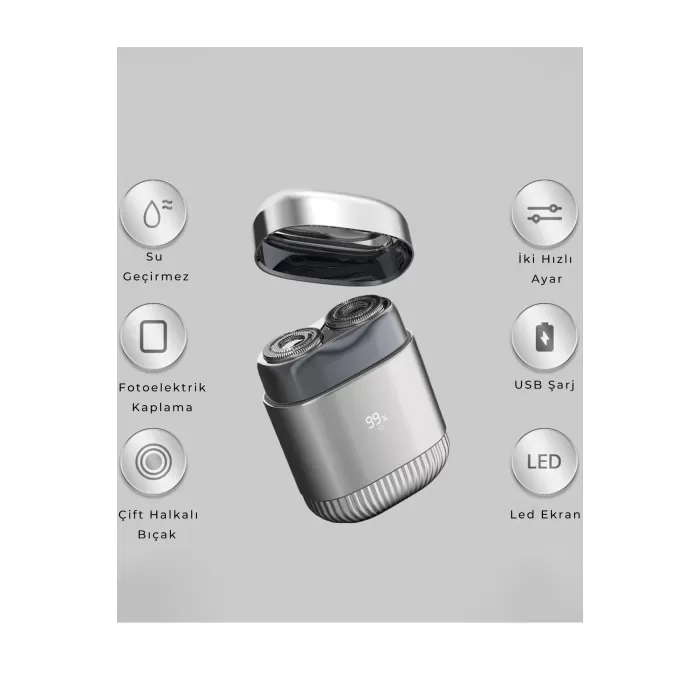 Newface CB-S2 Tıraş Makinesi - Gümüş