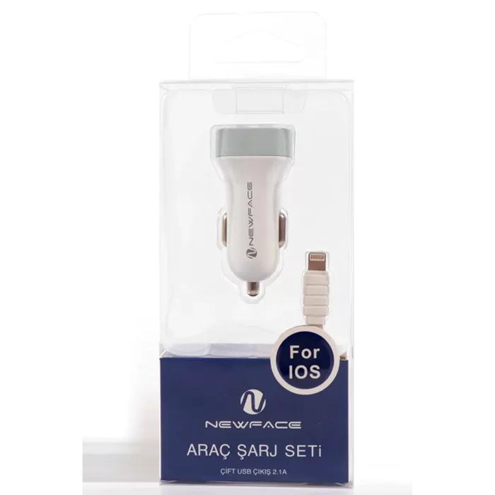 Newface C17 Lightning 2.1A Araç Şarjı