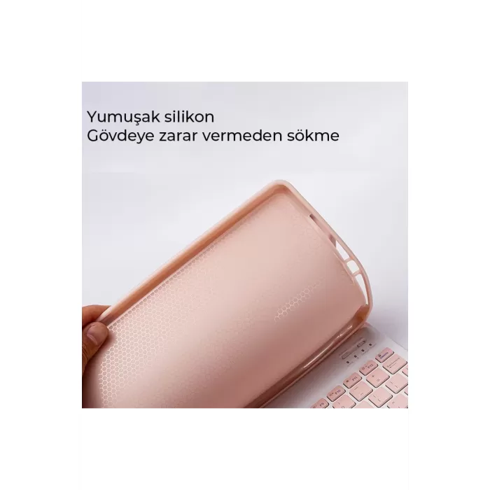 Newface Xiaomi Redmi Pad SE Kılıf KC01 Smart Klavyeli Tablet Kılıfı - Lila