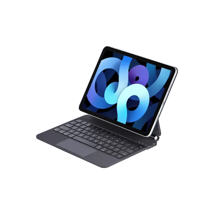 Newface iPad Pro 11 (2024) Kılıf X7P Magic Manyetik Klavyeli Tablet Kılıfı - Siyah