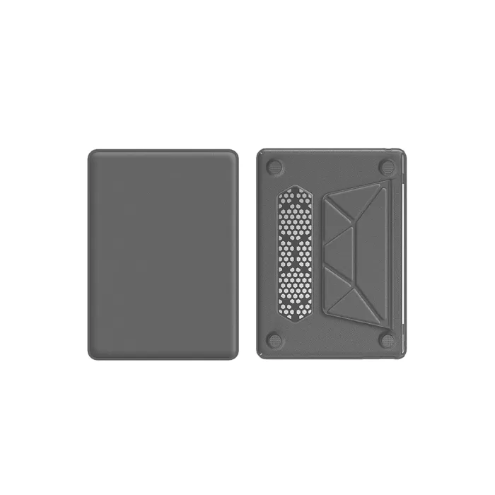 Newface Macbook Air 15 2024 Macbook Deri Kapak - Gri