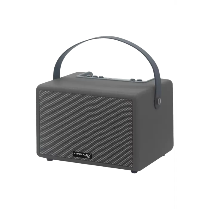 Konfulon F31 50W Sürücülü 2 Adet Mikrofonlu BT 5.2 Kablosuz Hoparlör - Siyah