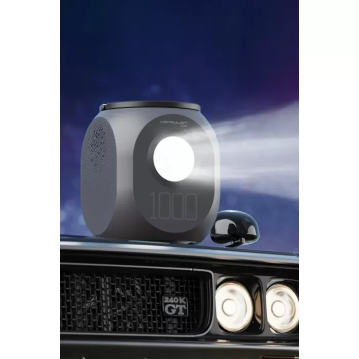 Konfulon CN09 Powerbank 1000W 270.000 mAh Kamp Şarj 45W PD - Gri