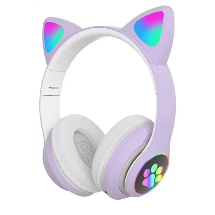 Karler Bass STN28 Kablosuz Kedi Kulaklık - Lila
