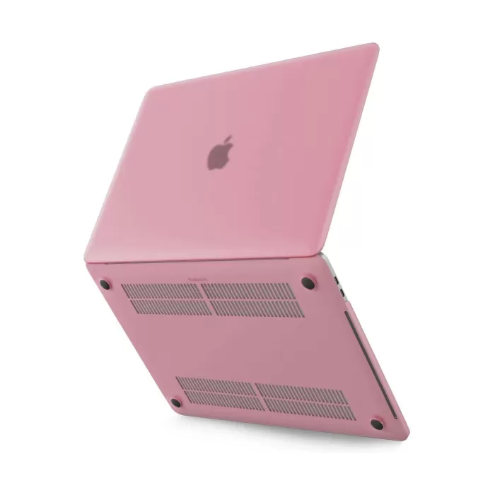 Newface Macbook Pro 13 2021 Macbook Buzlu Kapak - Pembe