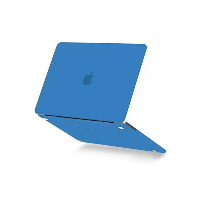 Newface Macbook Pro 13 2021 Macbook Buzlu Kapak - Mavi