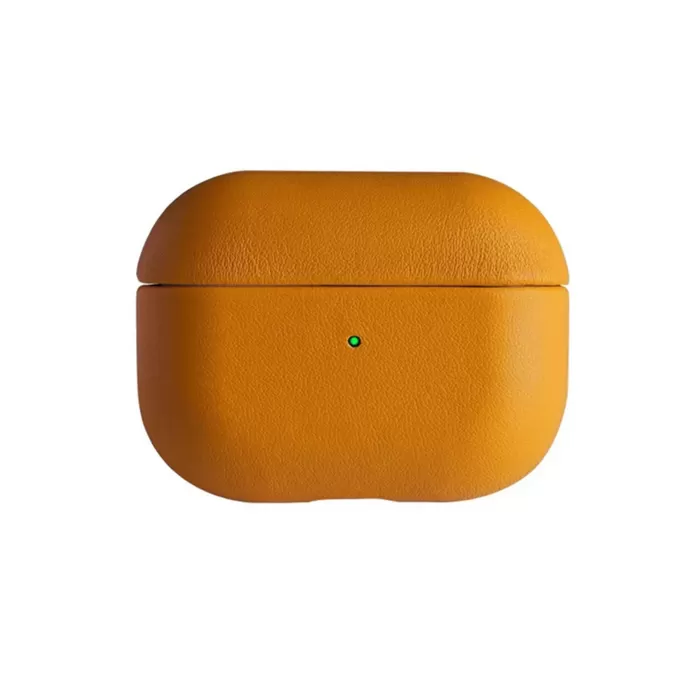 Newface Airpods 3 (3.nesil) 405 Deri Kılıf - Turuncu