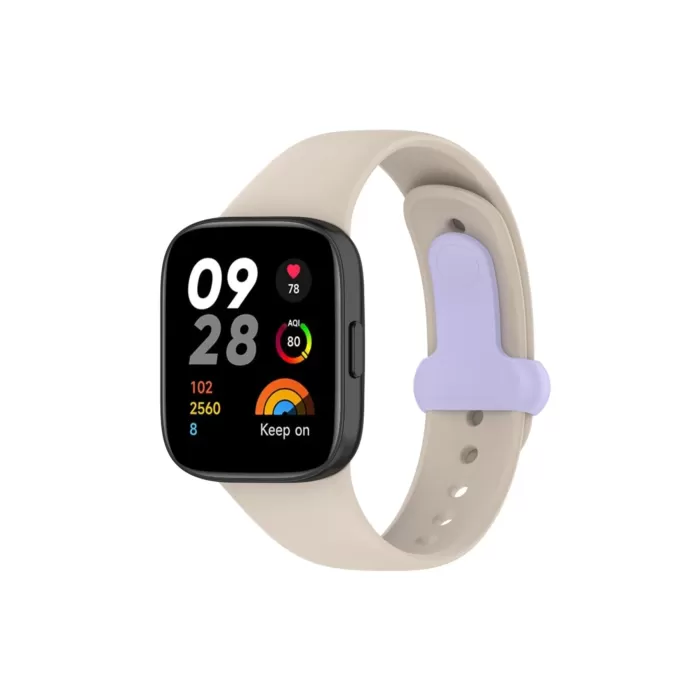 Newface Xiaomi Redmi Watch 3 Origin Silikon Kordon - Bej