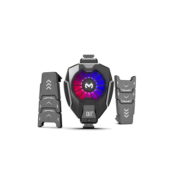 Newface DL05 RGB Radyatör  Tablet ve Telefon Soğutucu Fan - Siyah