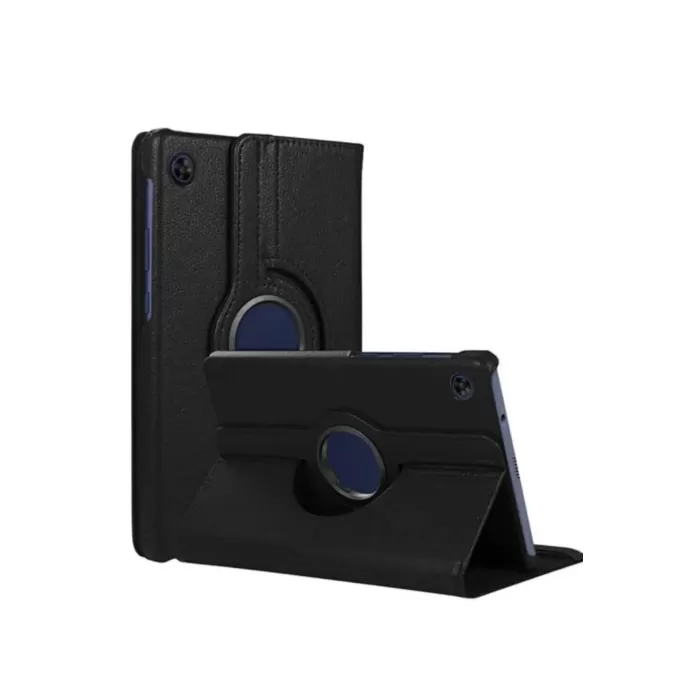 Newface Samsung Galaxy Tab A11 360 Tablet Deri Kılıf - Siyah