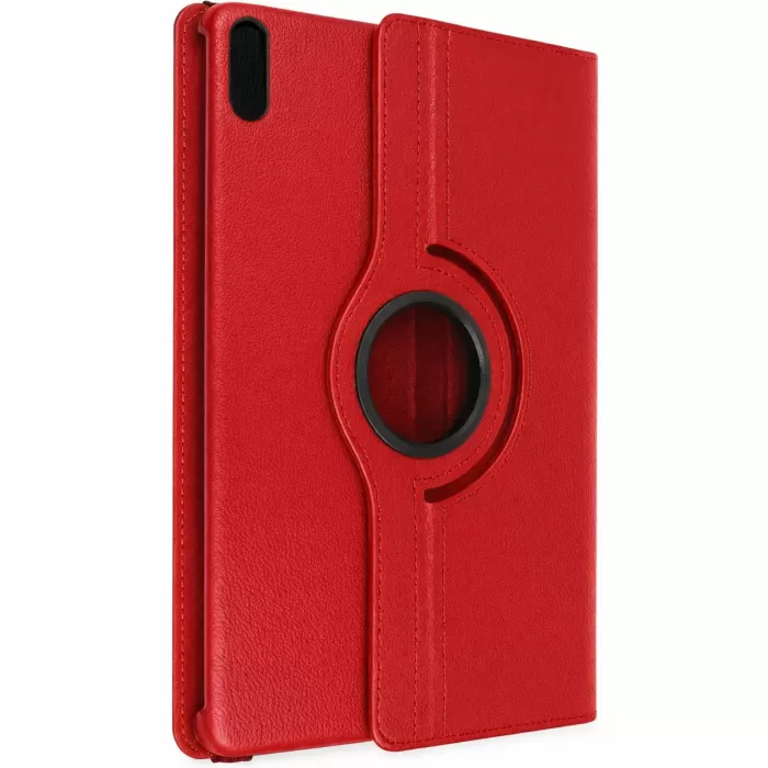 Newface Huawei MatePad 11 10.9 360 Tablet Deri Kılıf - Kırmızı