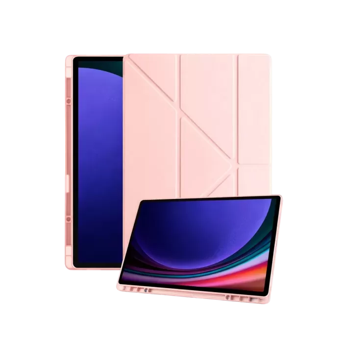 Newface Samsung Galaxy X930 Tab S11 Ultra 14.6 Kalemlikli Mars Tablet Kılıfı - Rose Gold