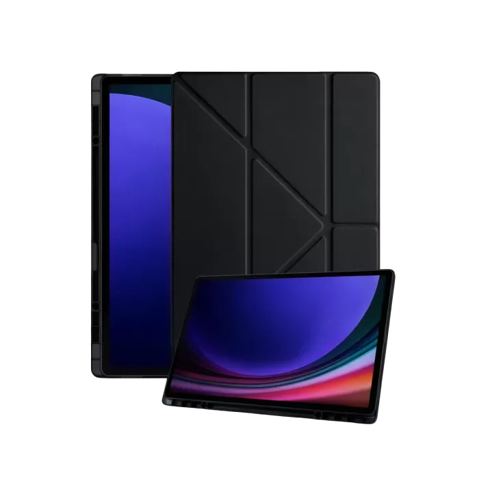 Newface Samsung Galaxy X930 Tab S11 Ultra 14.6 Kalemlikli Mars Tablet Kılıfı - Siyah