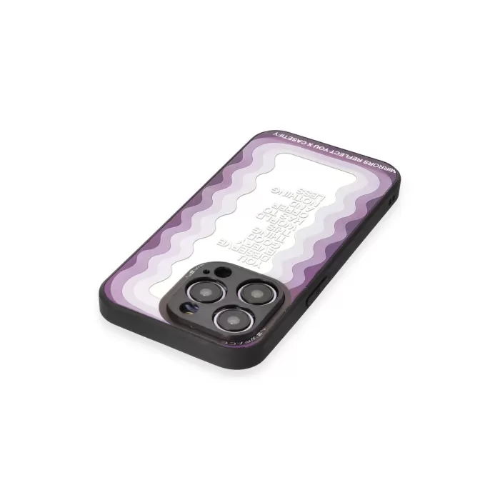 Newface iPhone 12 Pro Kılıf Mirror Desenli Kapak - Mirror - 5