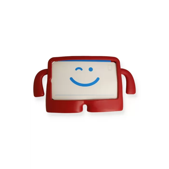 Newface iPad 10.2 (7.nesil) Kılıf Karakter Tablet Silikon - Kırmızı