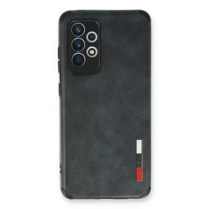 Newface Samsung Galaxy A73 5G Kılıf Loop Deri Silikon - Lacivert