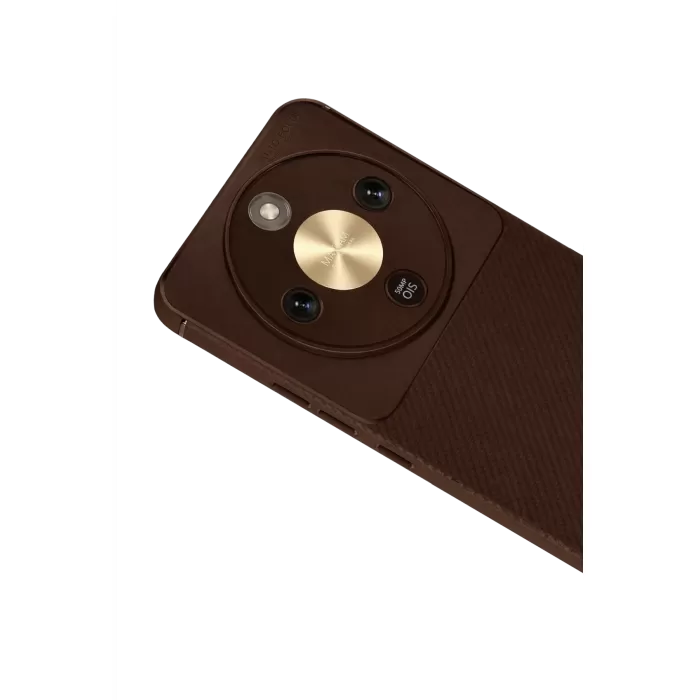 Newface Huawei Honor Magic 8 Lite Auto Focus Karbon Kapak - Kahverengi
