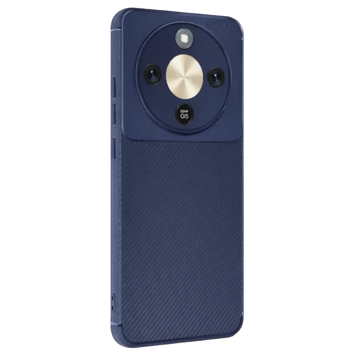 Newface Huawei Honor Magic 8 Lite Auto Focus Karbon Kapak - Lacivert