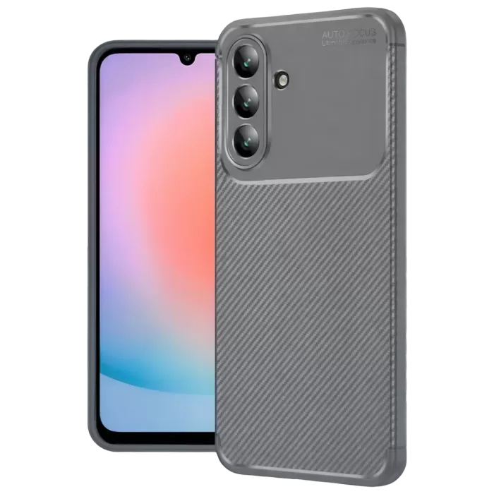 Newface Samsung Galaxy A57 5G Auto Focus Karbon Kapak - Gri