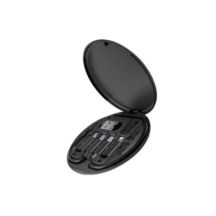 Konfulon SN06 3in1 Kablo ve Kart Düzenleyici - Siyah