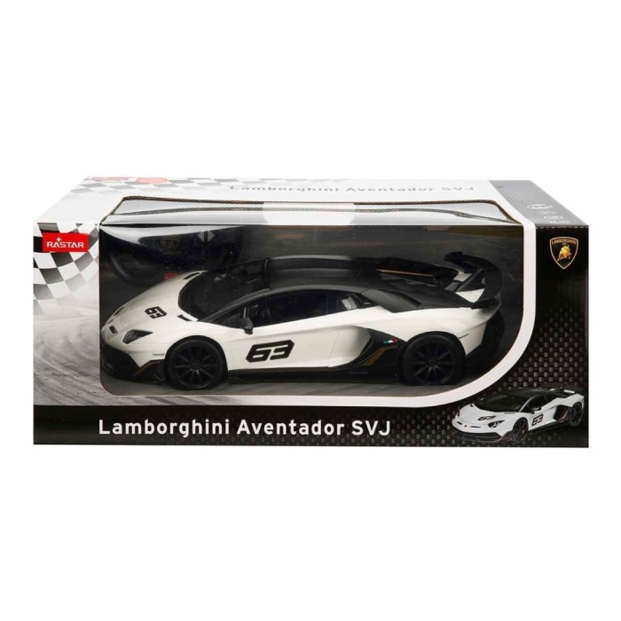 96010 Uzaktan Kumandalı Lamborghini Aventador SVJ Işıklı Araba 34 cm -