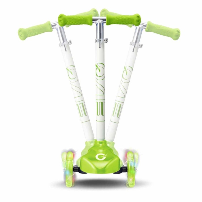 EVO SCOOTER 3TKR IŞIKLI MAX 50KG YEŞİL