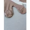 Lucky   Nakışlı Es Çizgi Boy Şapkalı Erkek Bebek Tulumu Kahverengi