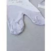 Lucky   Nakışlı Es Çizgi Boy Şapkalı Erkek Bebek Tulumu Kahvemelanj