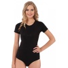 Moda Çizgi Bayan Kısa Kol Çıtçıtlı Body 242