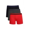 Moda Çizgi Erkek Penye 3lü Boxer 40097