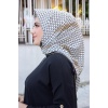 Moda Çizgi Desenli Eşarp