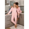Moda Çizgi Kadın Kadife Pijama Takım 4183