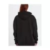 Kadın Baskılı Kapüşonlu Sweatshirt - Siyah