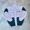 Unisex Uzun Kollu Dijital Baskılı Rüzgarlik - Beyaz