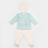 Bibaby Biorganic Save The Seahorse 3Lü Set 73330 Bej-Mint