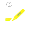   Fosforlu Sarı Kalem Rf-315/S 10lu